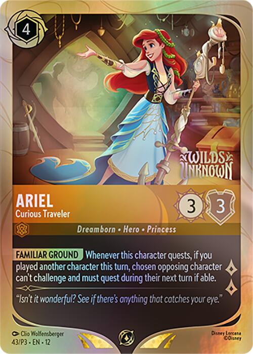 Ariel - Curious Traveler (43) [Promo Cards] - Shop at xdovtoxtgo