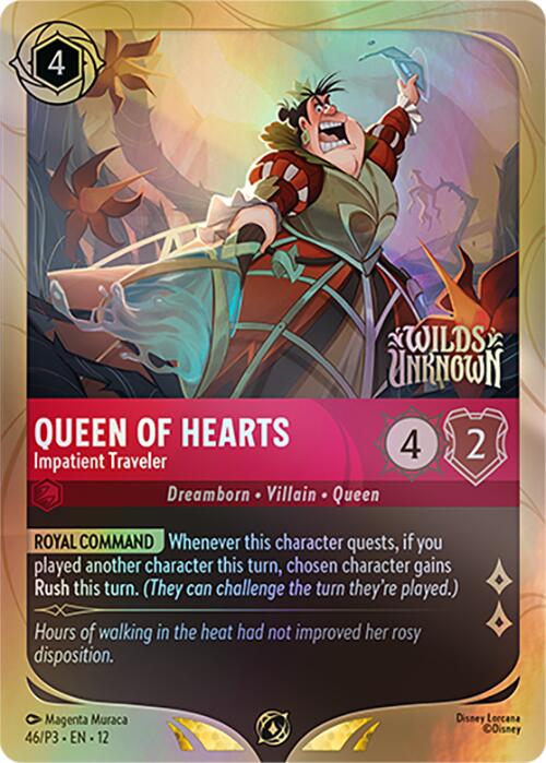 Queen of Hearts - Impatient Traveler (46) [Promo Cards] - Shop at xdovtoxtgo