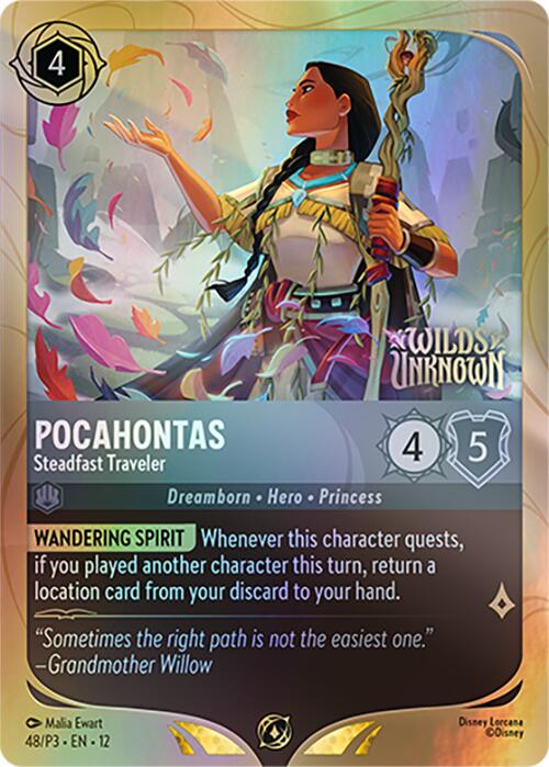 Pocahontas - Steadfast Traveler (48) [Promo Cards] - Shop at xdovtoxtgo