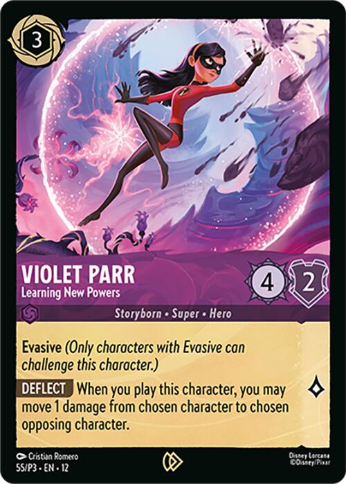 Violet Parr - Learning New Powers (55) [Promo Cards] - Shop at xdovtoxtgo