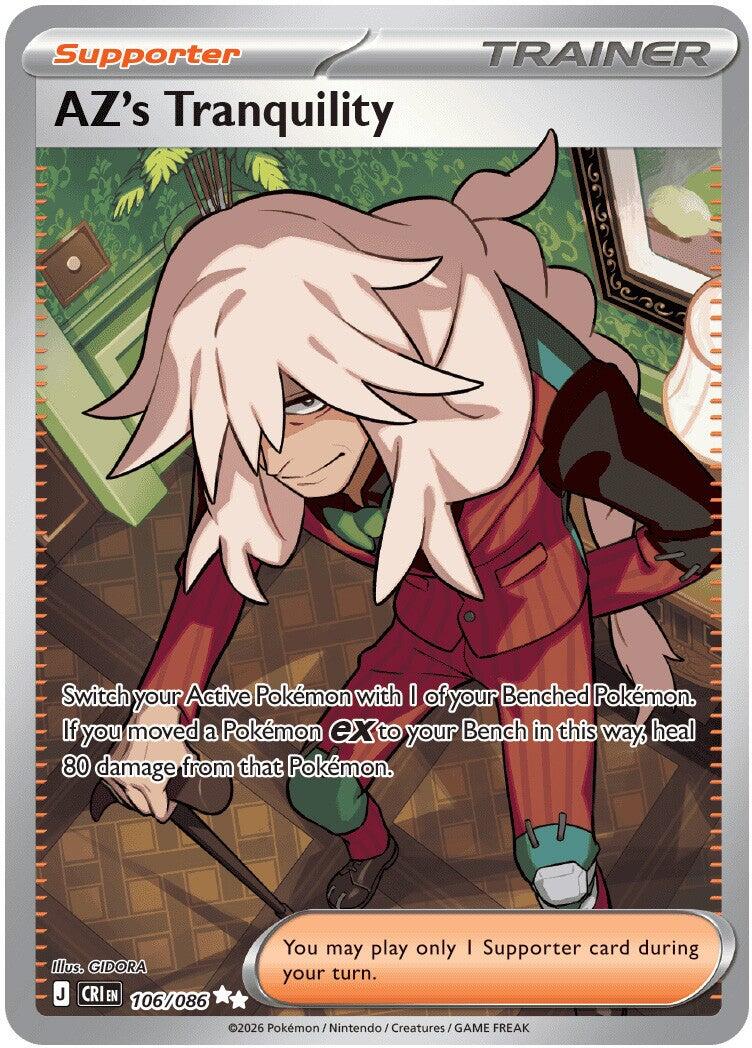 AZ's Tranquility (106/086) [Mega Evolution: Chaos Rising] - Shop at xdovtoxtgo