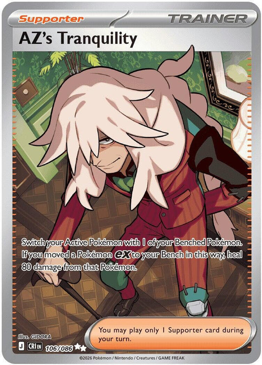 AZ's Tranquility (106/086) [Mega Evolution: Chaos Rising] - Shop at xdovtoxtgo