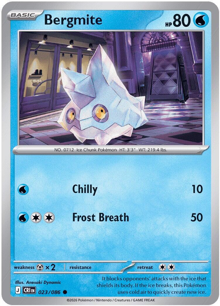 Bergmite (023/086) [Mega Evolution: Chaos Rising] - Shop at xdovtoxtgo
