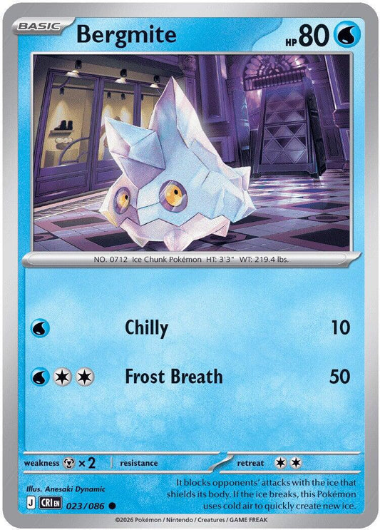 Bergmite (023/086) [Mega Evolution: Chaos Rising] - Shop at xdovtoxtgo