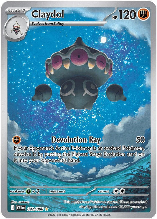 Claydol (092/086) [Mega Evolution: Chaos Rising] - Shop at xdovtoxtgo