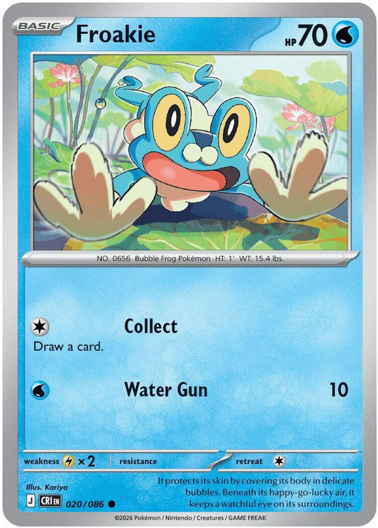 Froakie (020/086) [Mega Evolution: Chaos Rising] - Shop at xdovtoxtgo