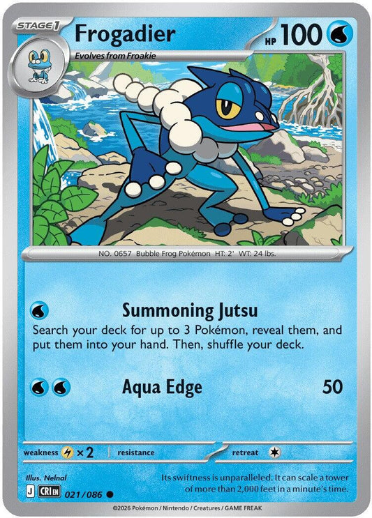 Frogadier (021/086) [Mega Evolution: Chaos Rising] - Shop at xdovtoxtgo