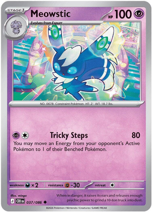 Meowstic (037/086) [Mega Evolution: Chaos Rising] - Shop at xdovtoxtgo