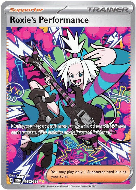 Roxie's Performance (121/086) [Mega Evolution: Chaos Rising] - Shop at xdovtoxtgo