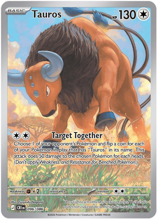 Tauros (096/086) [Mega Evolution: Chaos Rising] - Shop at xdovtoxtgo