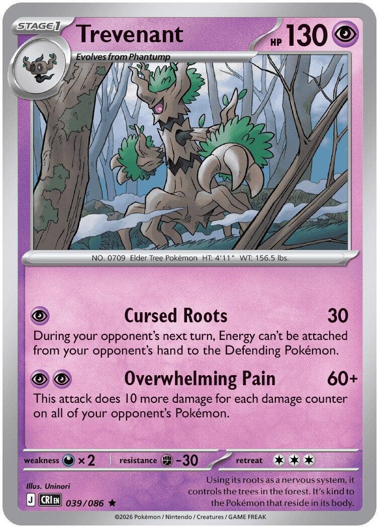 Trevenant (039/086) [Mega Evolution: Chaos Rising] - Shop at xdovtoxtgo