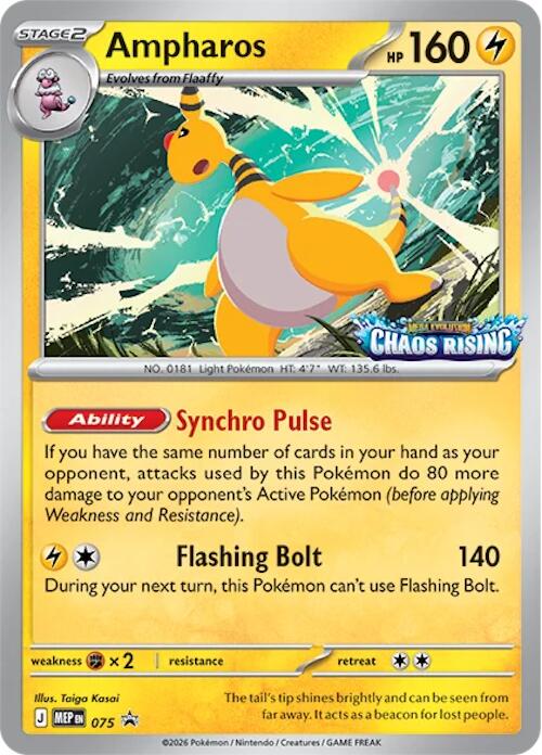 Ampharos (075) [Mega Evolution Promo] - Shop at xdovtoxtgo