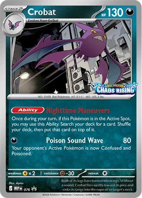 Crobat (076) [Mega Evolution Promo] - Shop at xdovtoxtgo