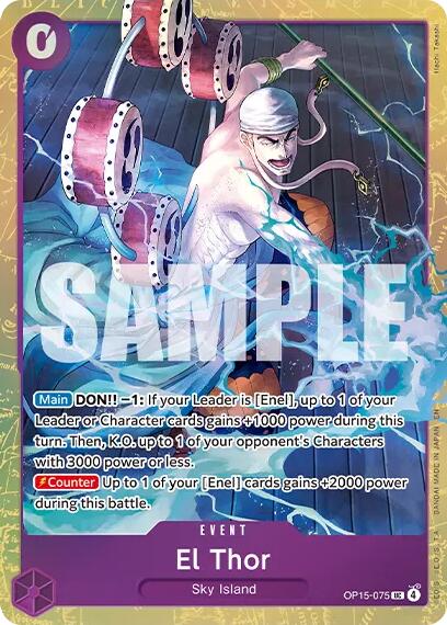 El Thor (Premium Card Collection -Best Selection Vol. 6-) [One Piece Promotion Cards] - Shop at xdovtoxtgo