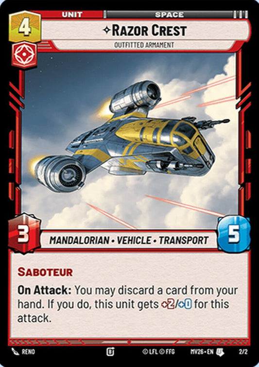 Razor Crest - Outfitted Armament (2/2) (2/2) [Judge Promos] - Shop at xdovtoxtgo