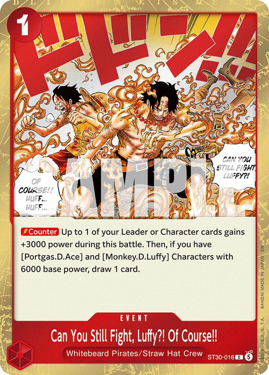 Can You Still Fight, Luffy?! Of Course!! [Starter Deck EX: Gear 5] - Shop at xdovtoxtgo