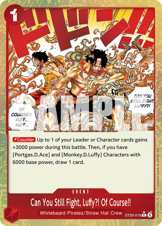 Can You Still Fight, Luffy?! Of Course!! (Parallel) [Starter Deck EX: Gear 5] - Shop at xdovtoxtgo