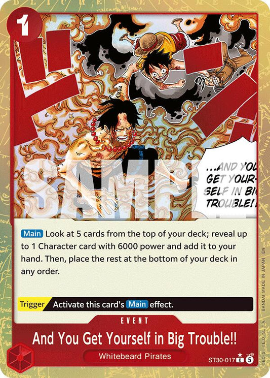 And You Get Yourself in Big Trouble!! (Parallel) [Starter Deck EX: Gear 5] - Shop at xdovtoxtgo