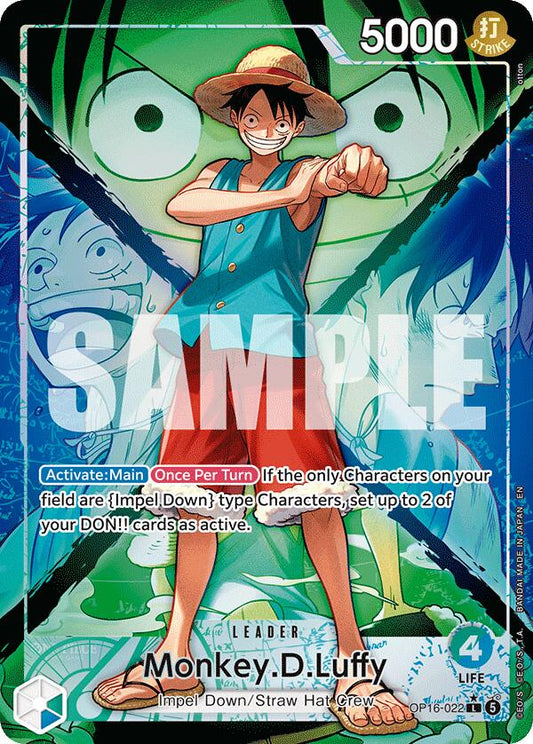 Monkey.D.Luffy (Alternate Art) [The Time of Battle] - Shop at xdovtoxtgo