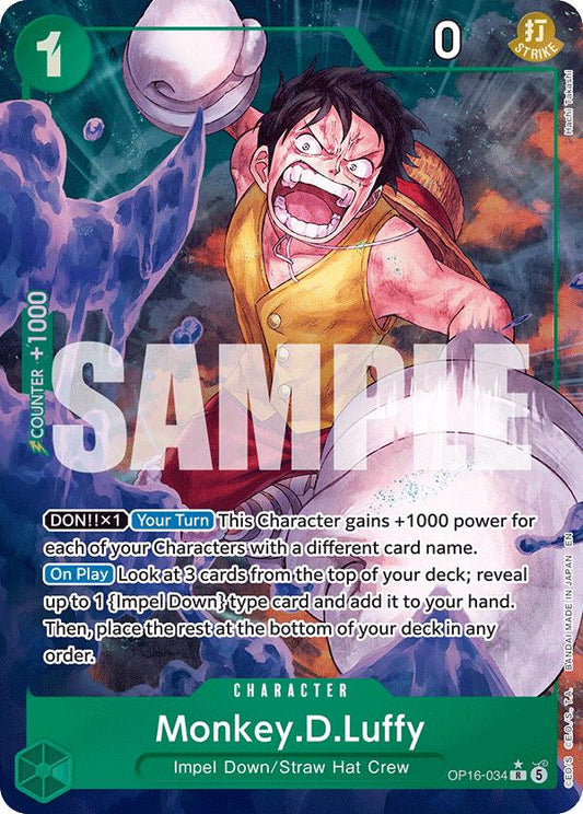 Monkey.D.Luffy (Alternate Art) [The Time of Battle] - Shop at xdovtoxtgo