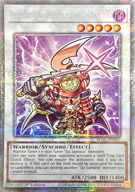 Legendary Six Samurai - Shi En (Starlight Rare) [BLGG-EN007] Starlight Rare - Shop at xdovtoxtgo
