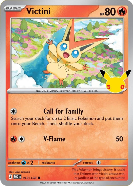 Victini (013/128) [Mega Evolution: 30th Celebration] - Shop at xdovtoxtgo