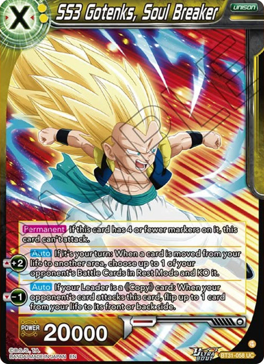 SS3 Gotenks, Soul Breaker (BT31-058) [Impact Beyond Dimensions] - Shop at xdovtoxtgo