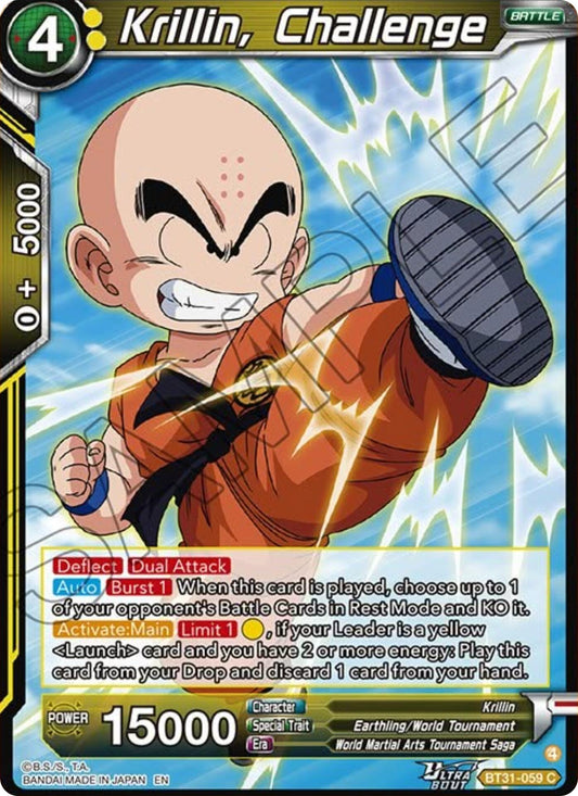 Krillin, Challenge (BT31-059) [Impact Beyond Dimensions] - Shop at xdovtoxtgo