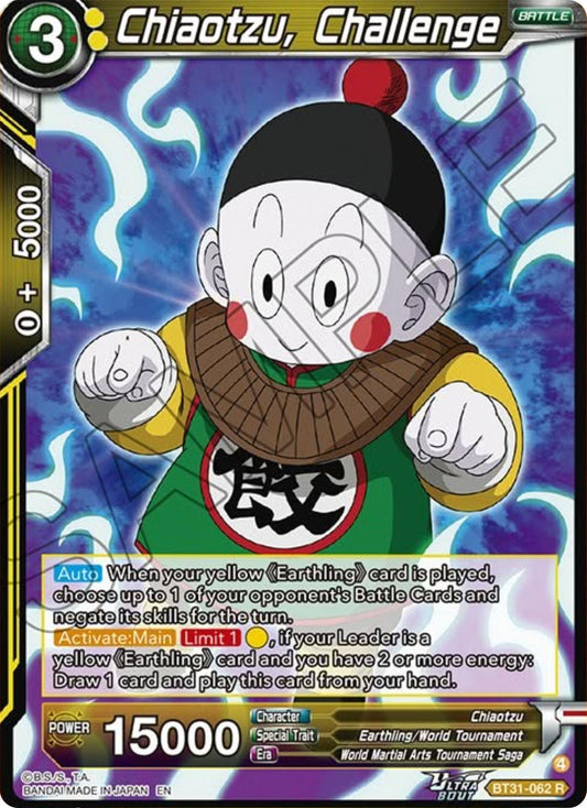 Chiaotzu, Challenge (BT31-062) [Impact Beyond Dimensions] - Shop at xdovtoxtgo