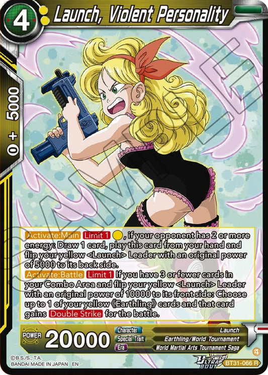 Launch, Violent Personality (BT31-066) [Impact Beyond Dimensions] - Shop at xdovtoxtgo