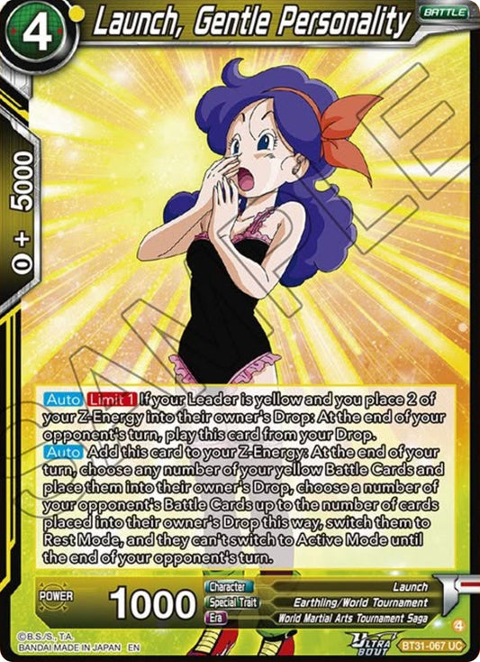 Launch, Gentle Personality (BT31-067) [Impact Beyond Dimensions] - Shop at xdovtoxtgo