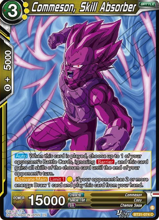 Commeson, Skill Absorber (BT31-074) [Impact Beyond Dimensions] - Shop at xdovtoxtgo