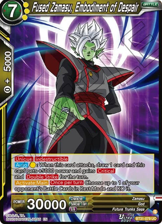 Fused Zamasu, Embodiment of Despair (BT31-079) [Impact Beyond Dimensions] - Shop at xdovtoxtgo