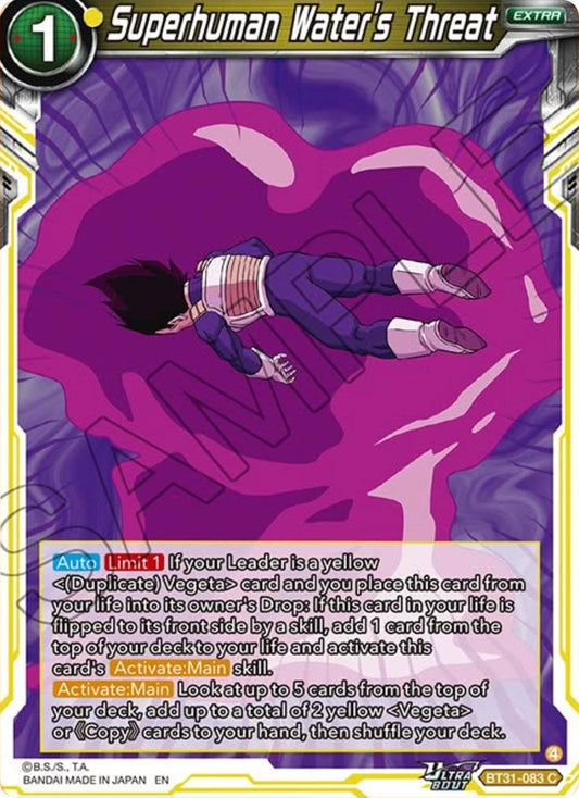 Superhuman Water's Threat (BT31-083) [Impact Beyond Dimensions] - Shop at xdovtoxtgo