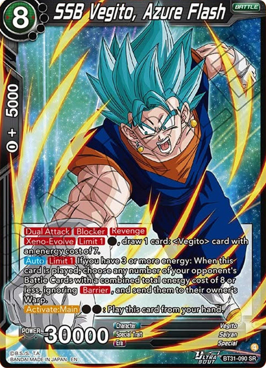 SSB Vegito, Azure Flash (BT31-090) [Impact Beyond Dimensions] - Shop at xdovtoxtgo