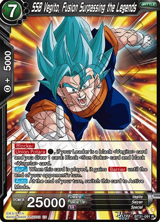 SSB Vegito, Fusion Surpassing the Legends (BT31-091) [Impact Beyond Dimensions] - Shop at xdovtoxtgo
