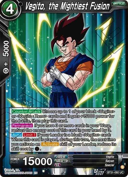 Vegito, the Mightiest Fusion (BT31-092) [Impact Beyond Dimensions] - Shop at xdovtoxtgo