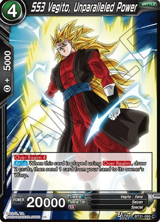 SS3 Vegito, Unparalleled Power (BT31-095) [Impact Beyond Dimensions] - Shop at xdovtoxtgo