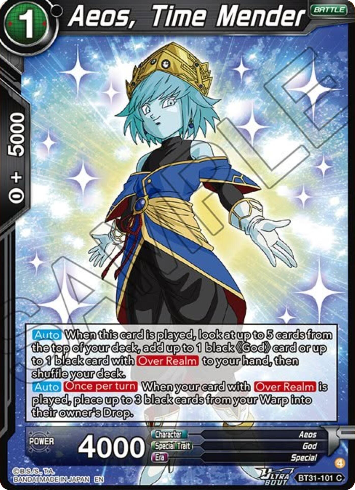 Aeos, Time Mender (BT31-101) [Impact Beyond Dimensions] - Shop at xdovtoxtgo