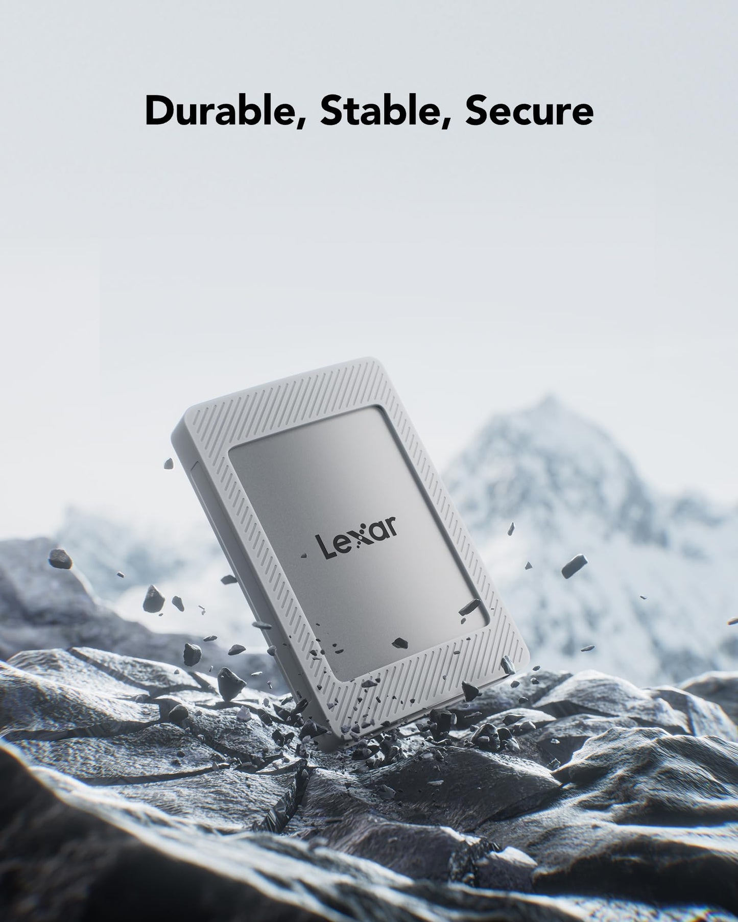 Lexar ES4 Portable SSD with Magnetic Set 1TB, External SSD USB 3.2 Gen 2 up to 1050MB/s Read and 1000MB/s Write compatible with iPhone 15/16, PC & Mac, Type-C Laptops, Tablets, PS5, PS4