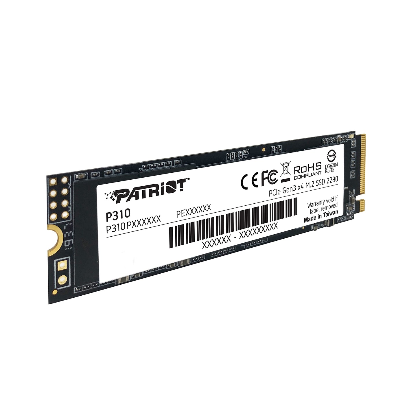 Patriot P310 240GB Internal SSD - NVMe PCIe M.2 Gen3 x 4 - Low-Power Consumption Solid State Drive - P310P240GM28