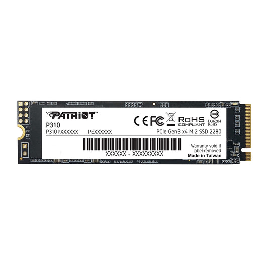 Patriot P310 240GB Internal SSD - NVMe PCIe M.2 Gen3 x 4 - Low-Power Consumption Solid State Drive - P310P240GM28