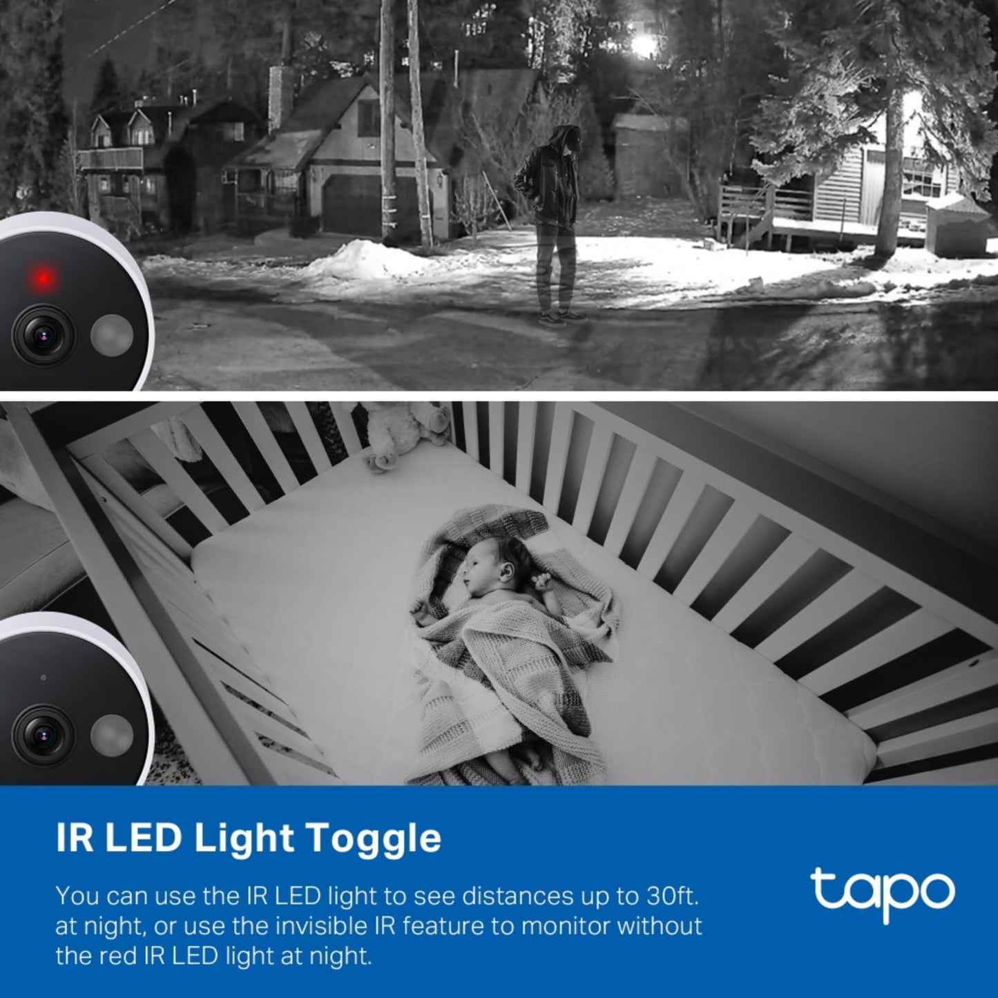 Tapo 2K 4MP Wifi Camera, Indoor/Outdoor Camera Dual Usage, Baby and Pet Camera, 𝐒𝐦𝐚𝐫𝐭 𝐀𝐈 Detection & Tracking, Weatherproof, CCTV, Color Night Vision, Works with Alexa&Google Home (Tapo C120)