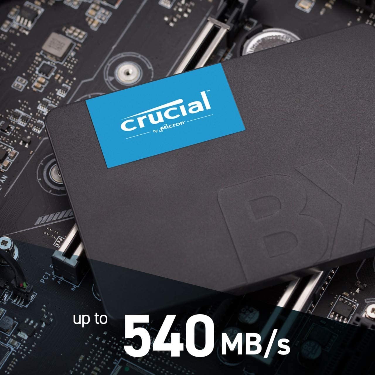 Crucial BX500 3D NAND SATA 2.5-inch SSD Drive, 500 GB Black