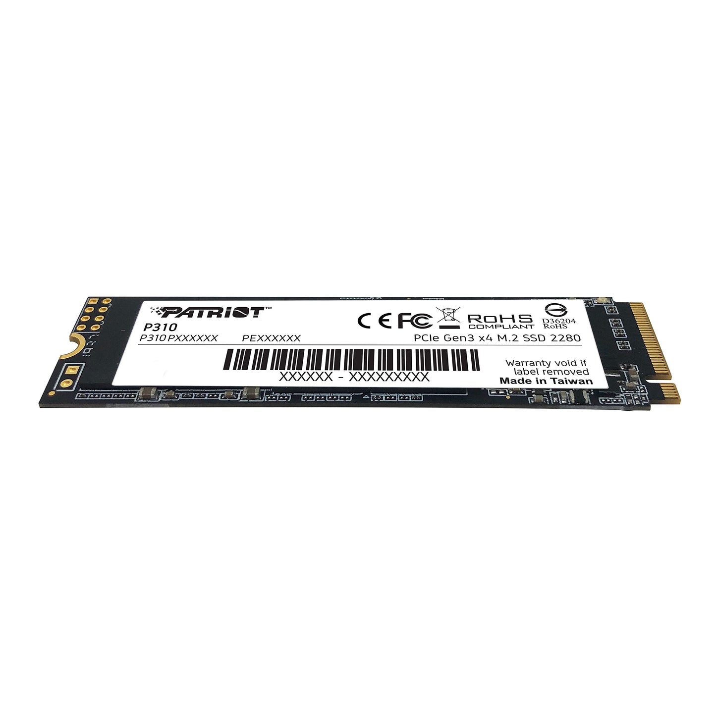 Patriot P310 240GB Internal SSD - NVMe PCIe M.2 Gen3 x 4 - Low-Power Consumption Solid State Drive - P310P240GM28