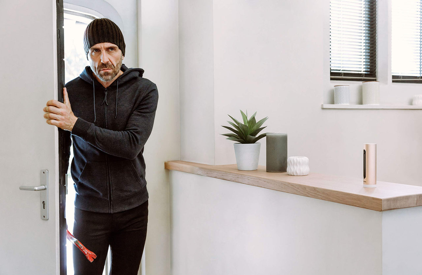 Netatmo Smart Indoor Security Camera, WIFI, Movement Detection, Night Vision, Without Fees, NSC01-UK (Welcome)