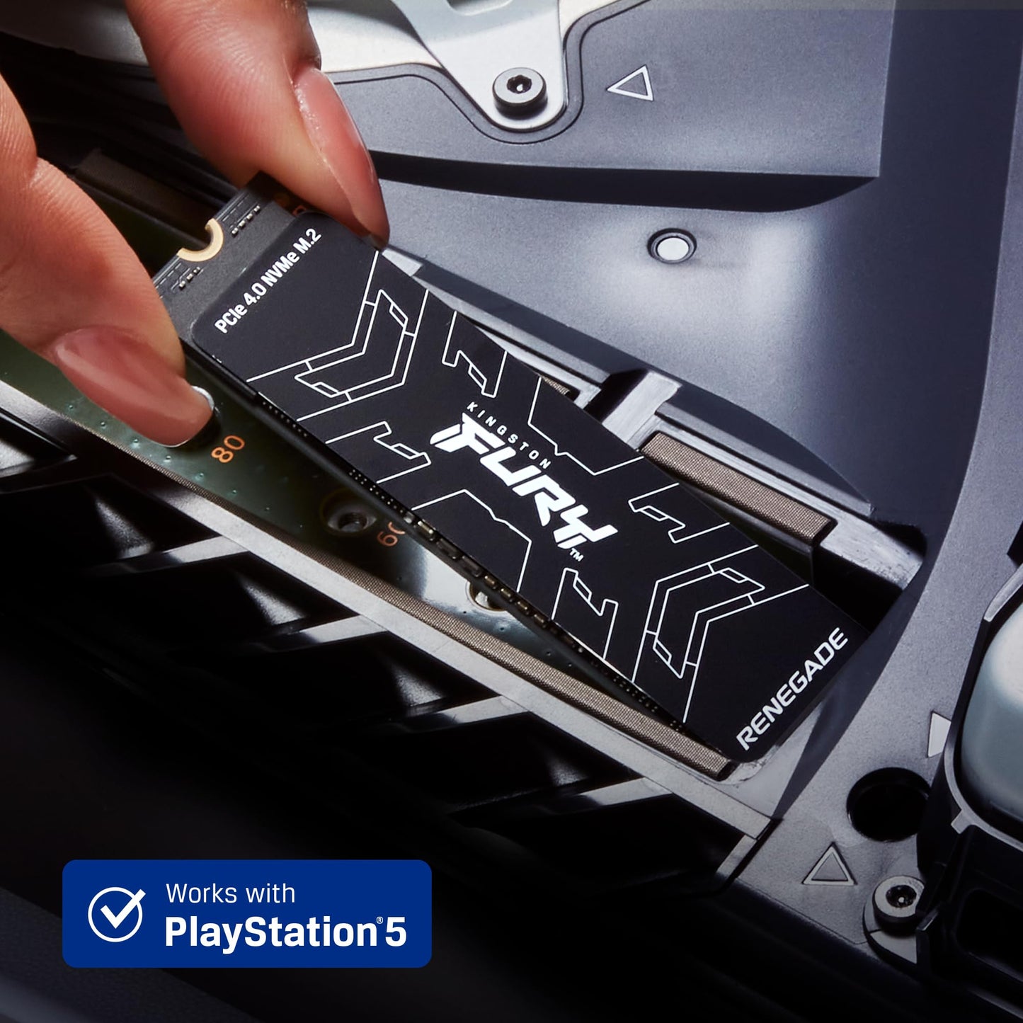 Kingston FURY Renegade PCIe 4.0 NVMe M.2 SSD For gamers, enthusiasts and high-power users - SFYRD/2000G