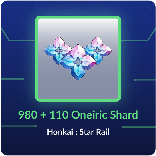 980 + 110 Oneiric Shard - Honkai : Star Rail