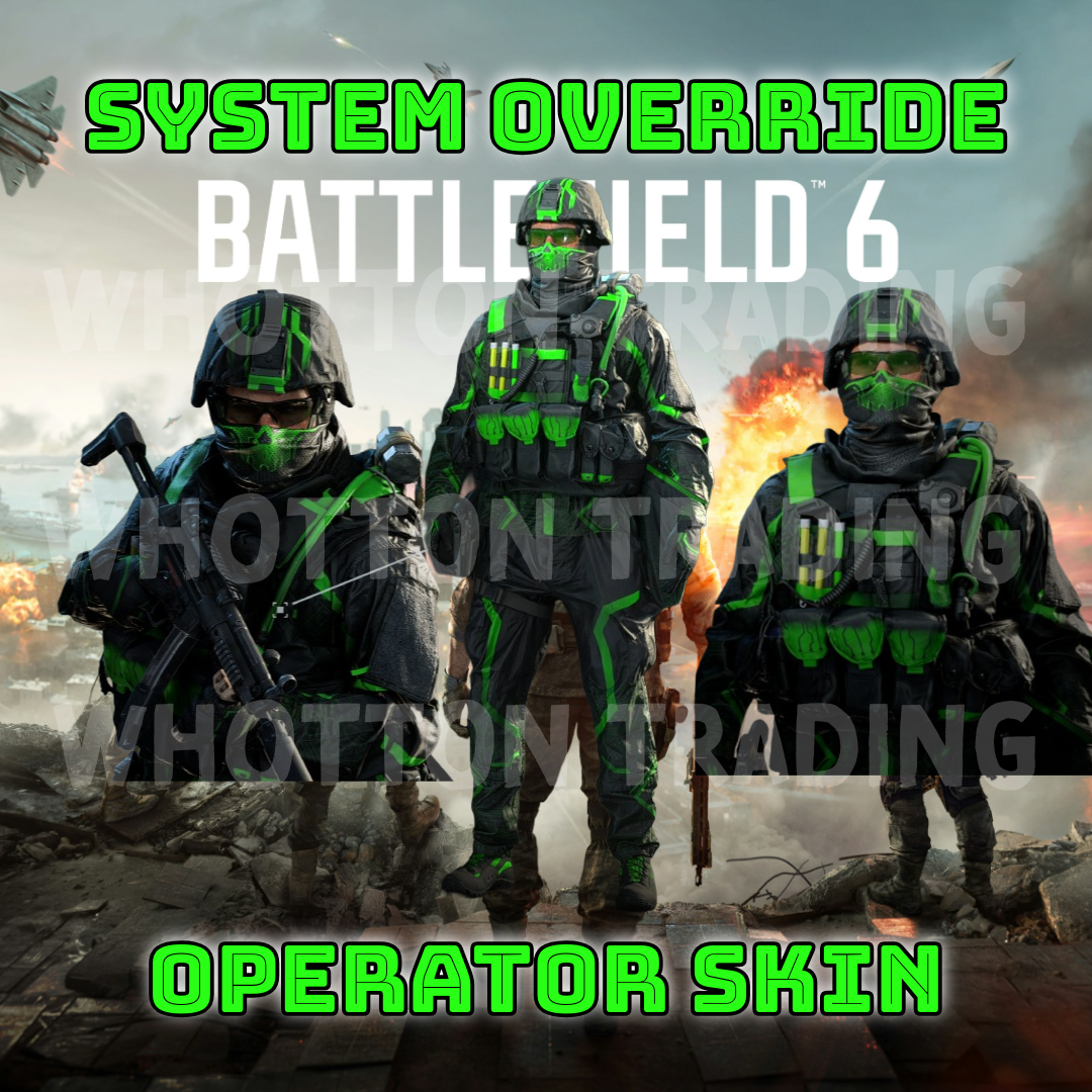 Battlefield 6 System Override Skin Code | Rare Operator DLC | Exclusive Battlefield 6 Reward