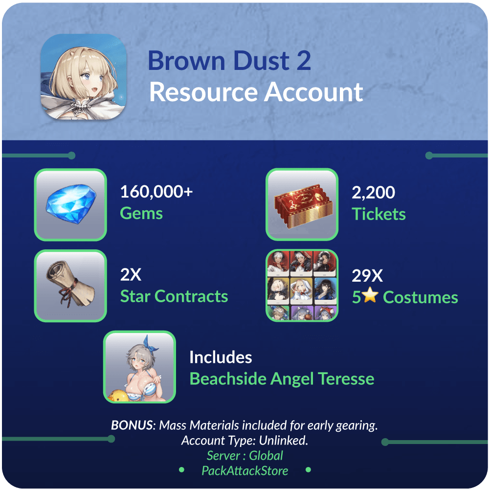 Brown Dust 2 - Resource Accounts